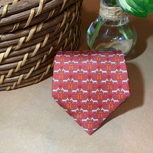Hermès 100% Silk Necktie